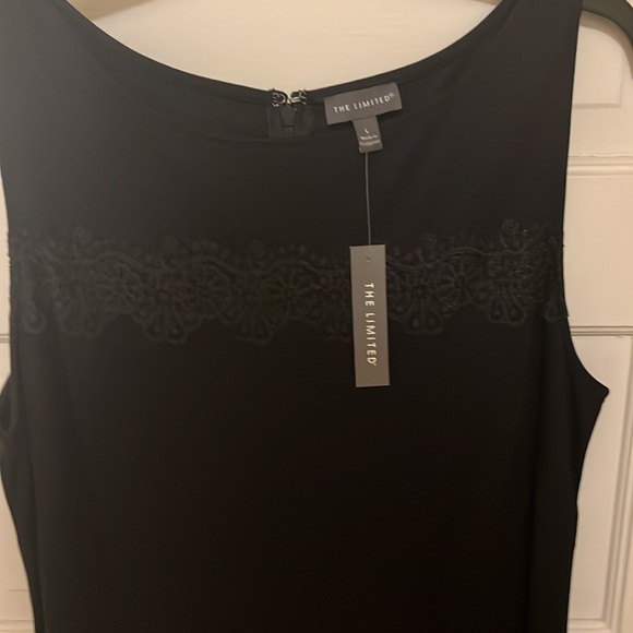 The Limited black, size L, lace like detailing in top and bottom - Picture 4 of 8